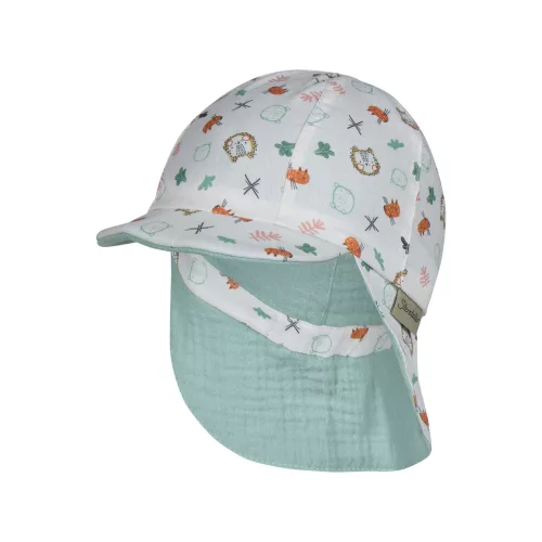 Sterntaler állatos sapka nyakvédővel