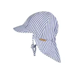 Sterntaler csíkos sapka tarkóvédővel