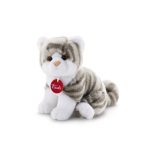 Trudi Brad cica fehér/szürke 14cm