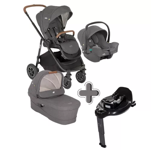 Joie Versatrax Trio Shell Gray + i-Base Encore bázistalp