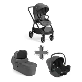   Joie Signature Valora 2in babakocsi Ebony + i-Snug2 hordozó Shale