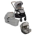 Joie Versatrax babakocsi szett i-Gemm 3 hordozó + Ramble XL mózeskosár Pebble