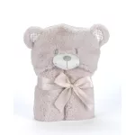 Mora POMPON BEAR P86 pléd 75*95  02-beige - dobozos