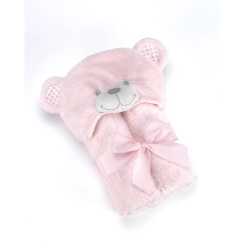 Mora POMPON BEAR P86 pléd 75*95  04-pink - dobozos