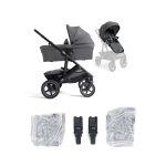 Joie Signature Vinca 2in1 babakocsi + Ramble XL mózeskosár Ebony