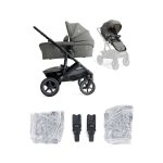 Joie Signature Vinca 2in1 babakocsi + Ramble XL mózeskosár Evergreen