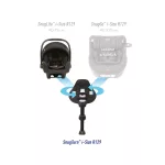 Graco SnugLite™ 40-75 cm hordozó Midnight + SnugTurn™ i-Size R129 bázistalp