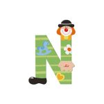 Sevi fa betű bohócos N