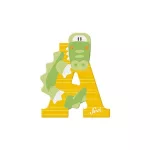 Sevi fa betű állatos A - Alligator