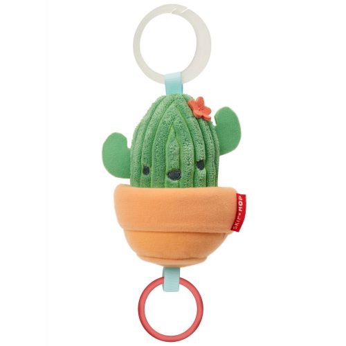 Skip Hop felhúzható rezgő plüss babakocsira - kaktusz