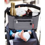 Skip Hop Grab & Go babakocsi táska fehér csíkos