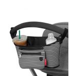 Skip Hop Grab & Go babakocsi táska fehér csíkos